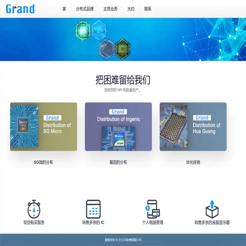Grand corp半导体公司英文官网